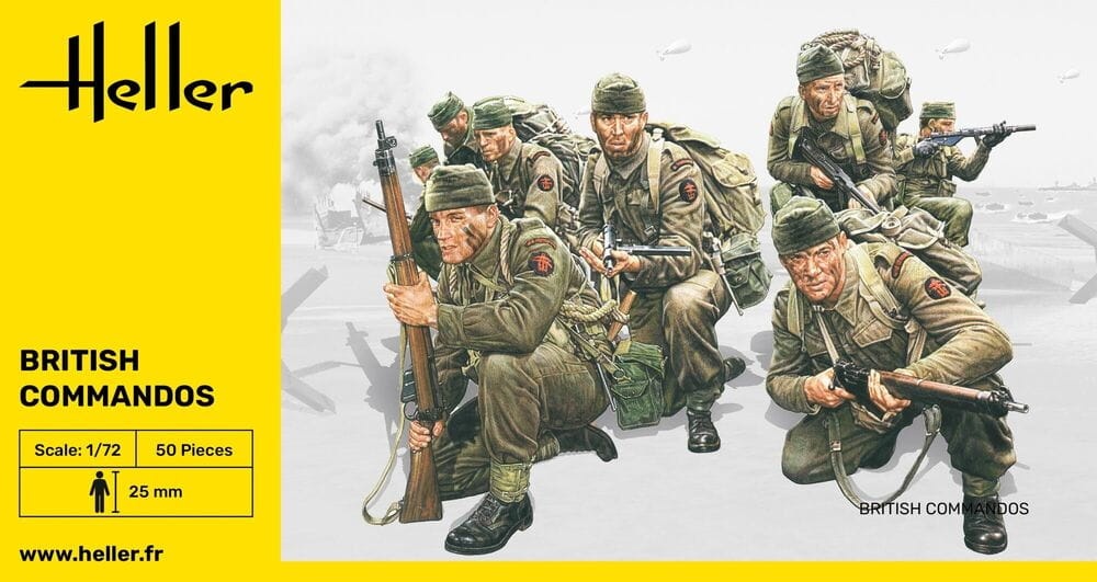 Zdjęcie dodatkowe produktu Britische Kommandotruppen 1:72 Heller 49632