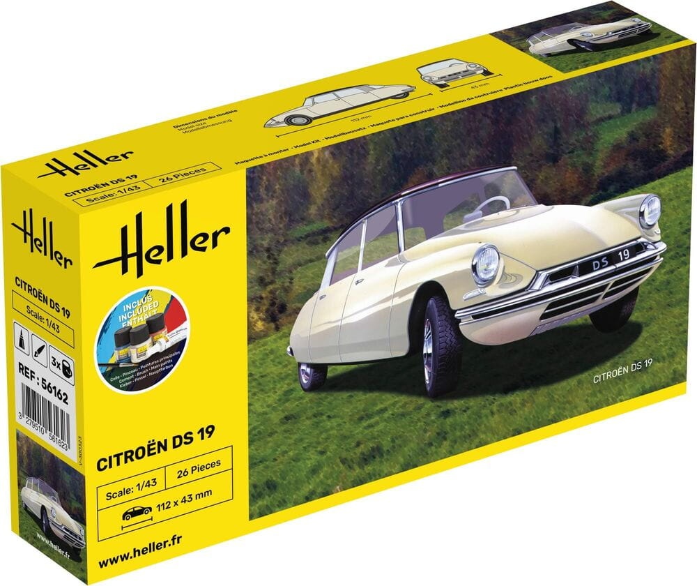 Zdjęcie główne produktu Citroen DS 19 1:43 Heller 56162 STARTER KIT