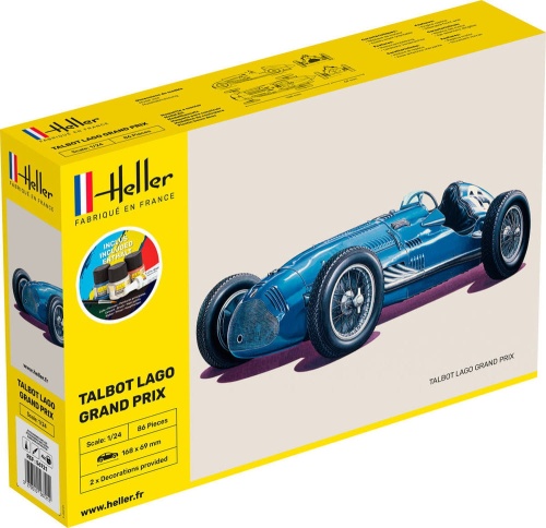 Talbot Lago Grand Prix 1:24 Heller 56721 STARTER KIT
