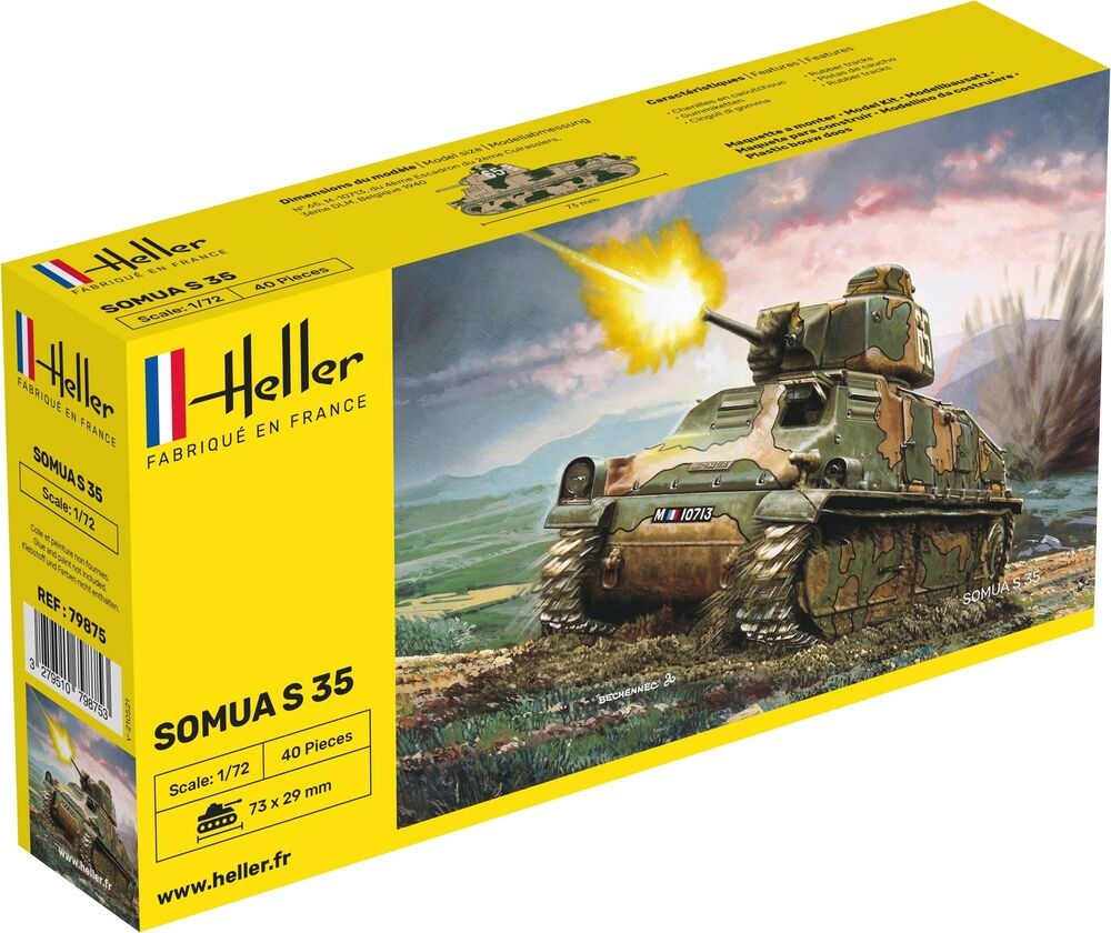 Zdjęcie główne produktu Somua S35 1:72 Heller 79875
