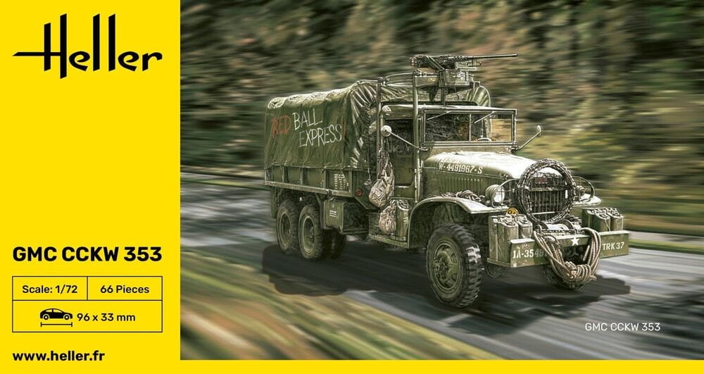Zdjęcie dodatkowe produktu GMC CCKW 353 1:72 Heller 79996