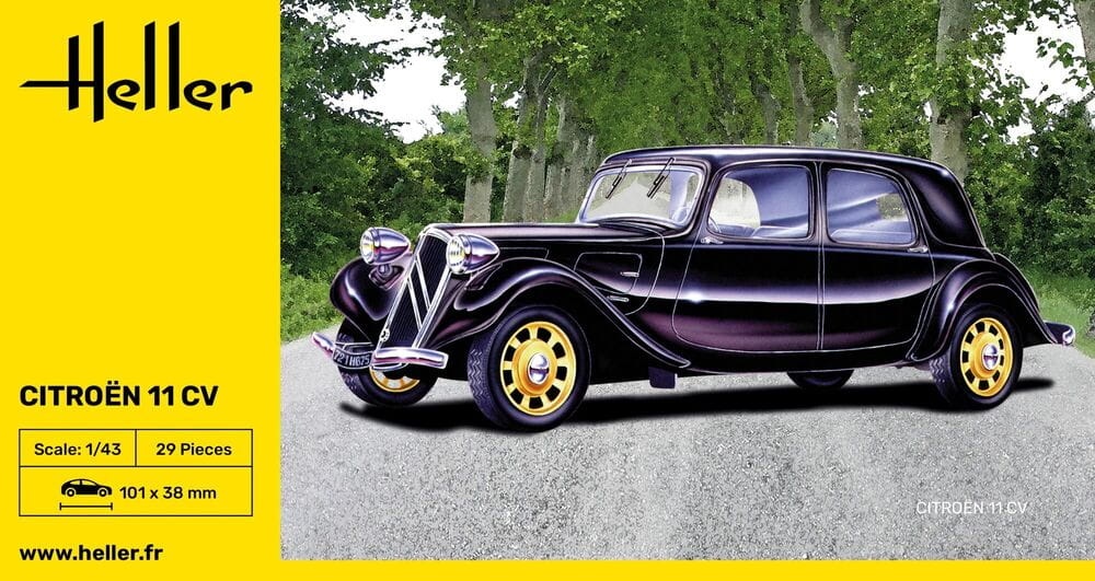 Zdjęcie dodatkowe produktu Citroen 11 CV 1:43 Heller 80159