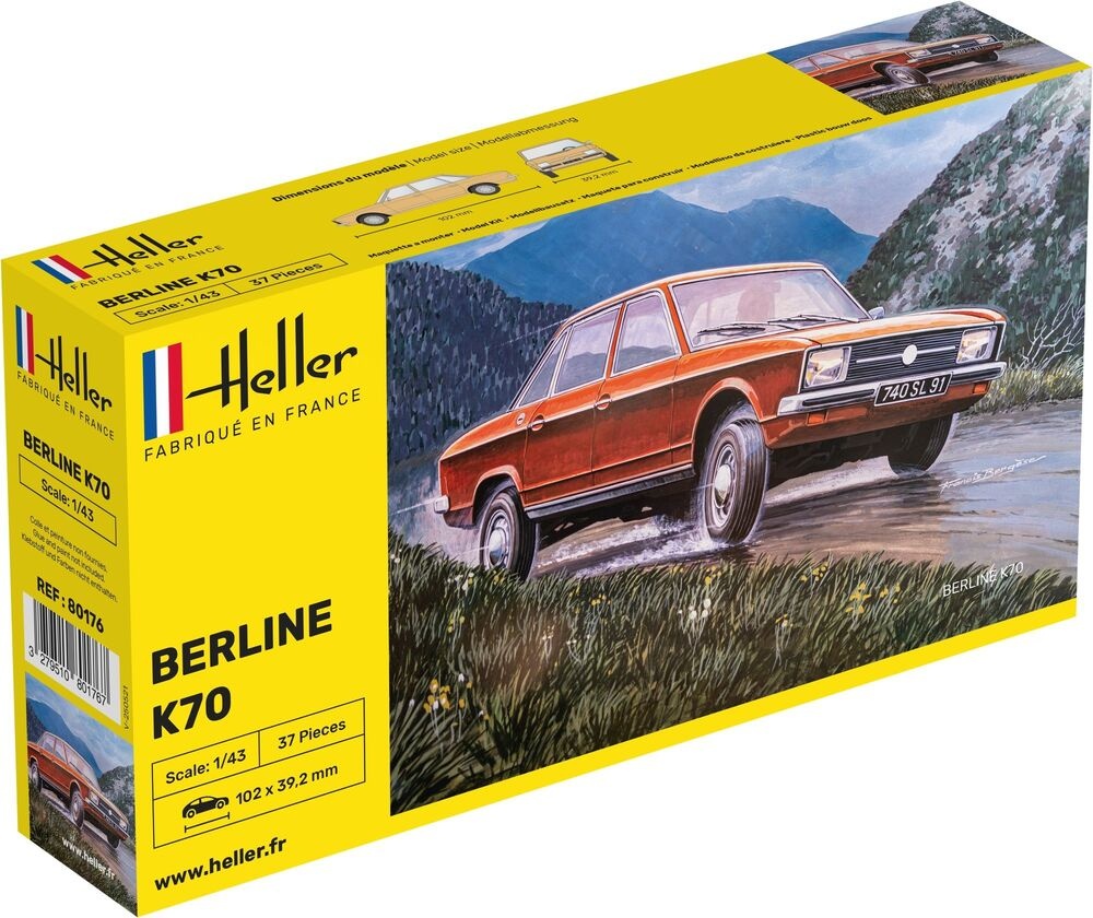 Zdjęcie główne produktu Volkswagen K70 Berline 1:43 Heller 80176
