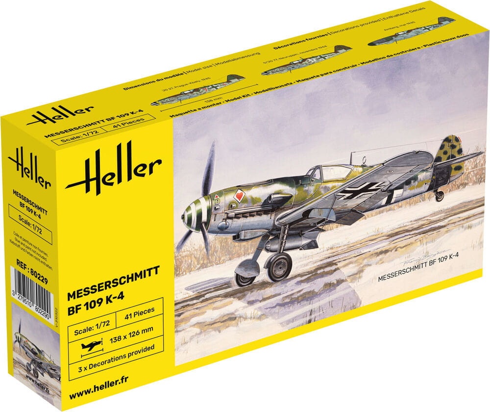 Zdjęcie główne produktu Messerschmitt Bf 109 K-4 1:72 Heller 80229
