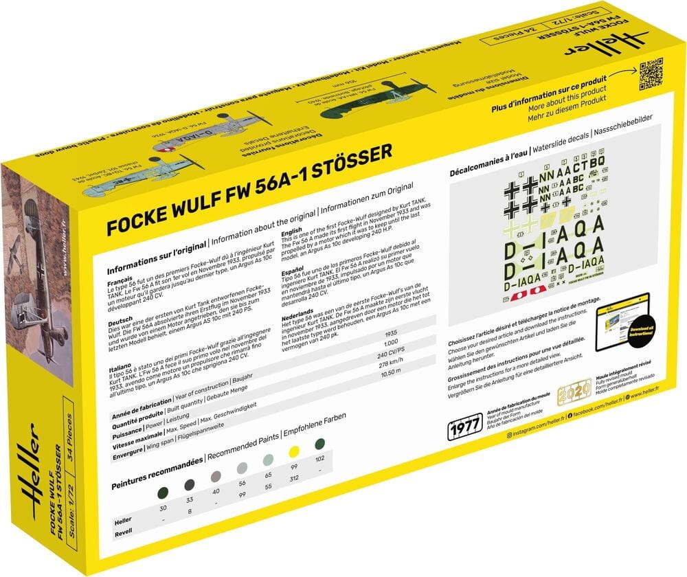Zdjęcie dodatkowe produktu Focke Wulf Stosser 1:72 Heller 80238