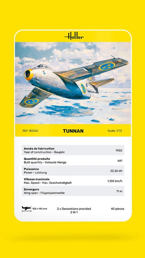 Zdjęcie dodatkowe produktu Tunnan 1:72 Heller 80260