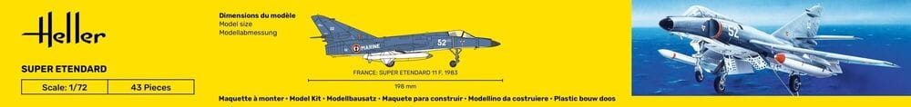 Zdjęcie dodatkowe produktu Super Etendard 1:72 Heller 80360