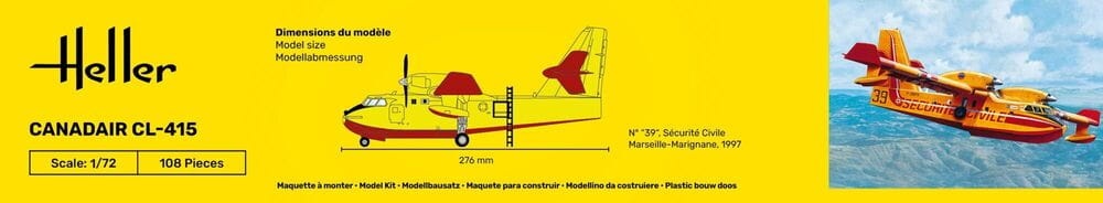Zdjęcie dodatkowe produktu Canadair CL-415 1:72 Heller 80370