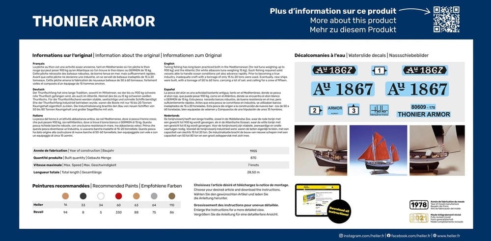 Zdjęcie dodatkowe produktu Thonier Armor 1:125 Heller 80609