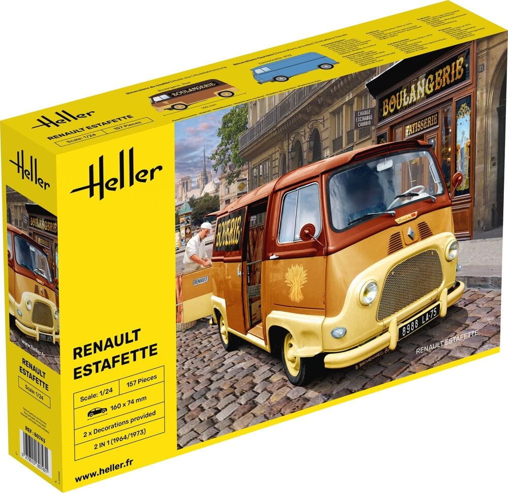Zdjęcie główne produktu Renault Estafette New Mould 1:24 Heller 80743