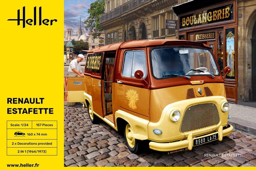Zdjęcie dodatkowe produktu Renault Estafette New Mould 1:24 Heller 80743