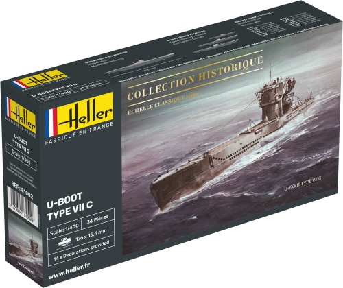 U-Boat Type VII C 1:400 Heller 81002