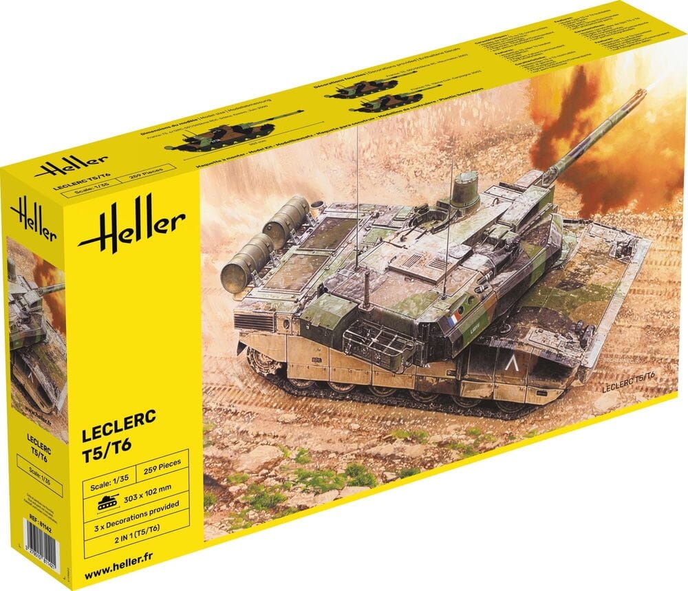 Zdjęcie główne produktu Leclerc T5/T6 1:35 Heller 81142