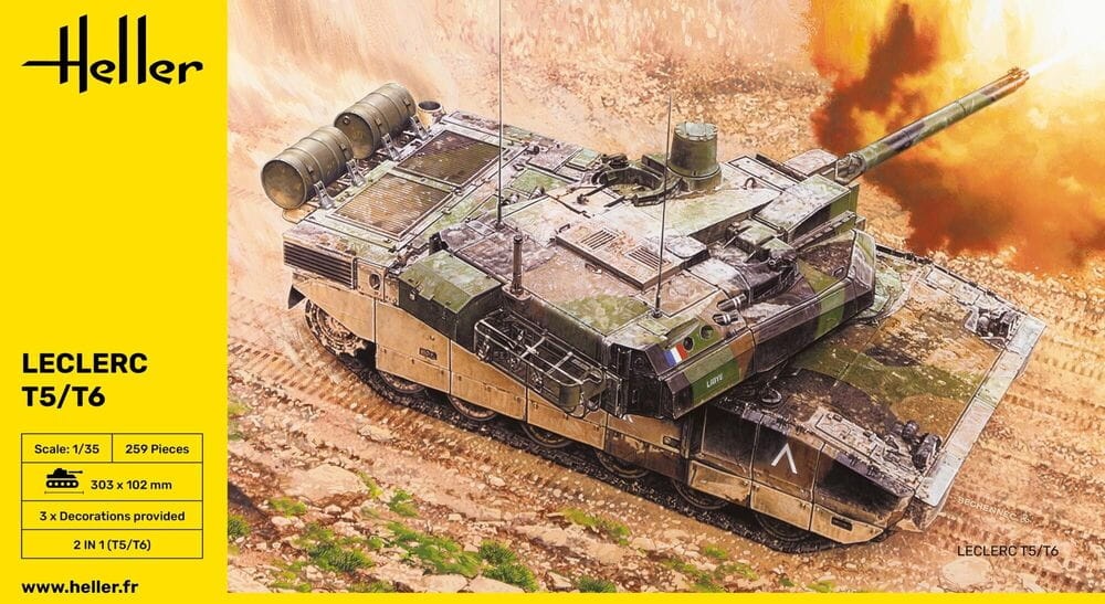 Zdjęcie dodatkowe produktu Leclerc T5/T6 1:35 Heller 81142