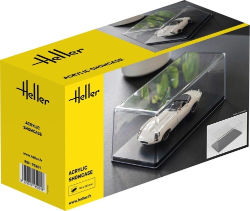 Acrylic Showcase, 252 x 127 x 80 mm Heller 95201