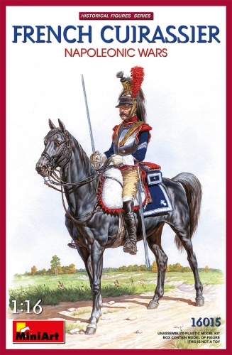 French Cuirassier Napoleonic Wars 1:16 MiniArt 16015