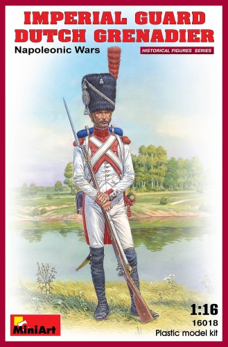 Imperial Guard Dutch Grenadier. Napoleonic Wars 1:16 MiniArt 16018