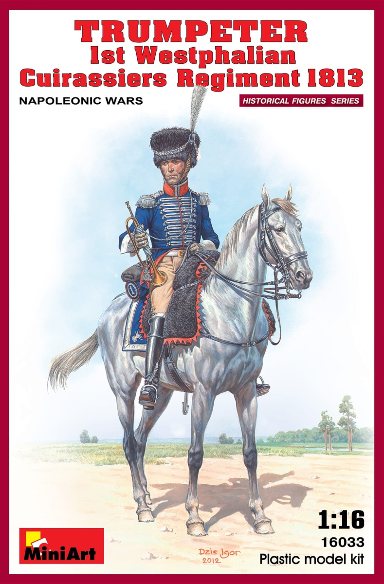 Zdjęcie główne produktu Trumpeter 1st Westphalian Cuirassiers Regiment 1813 1:16 MiniArt 16033