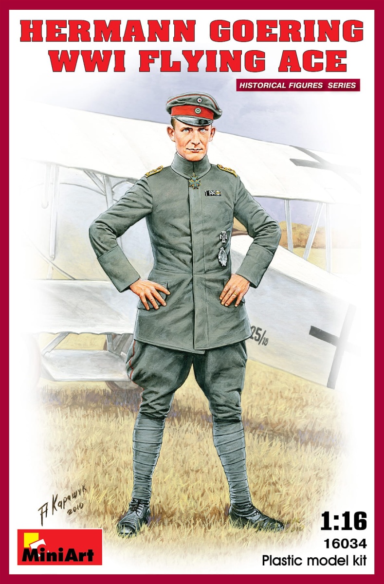 Zdjęcie główne produktu Hermann Goering. WWI Flying Ace 1:16 MiniArt 16034