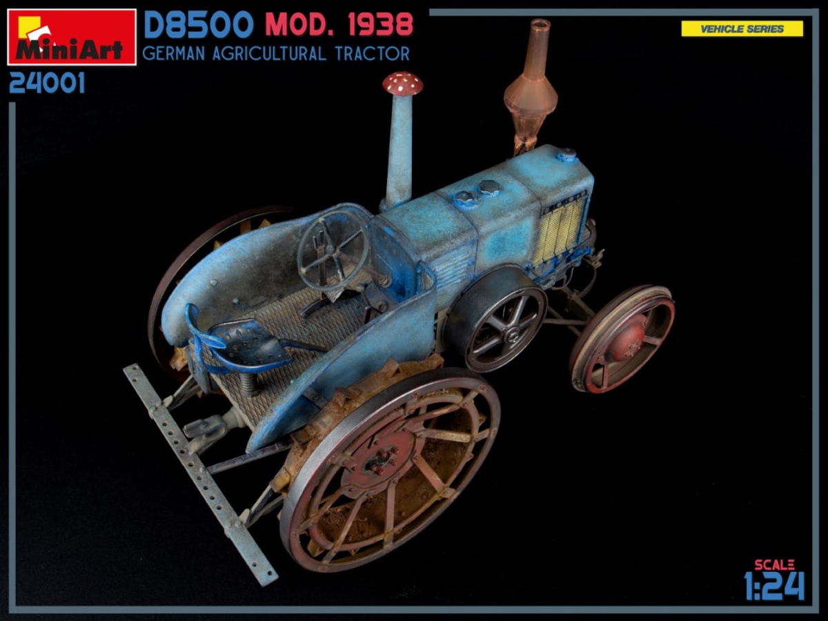 Zdjęcie dodatkowe produktu German Agricultural Tractor D8500 Mod. 1938 1:24 MiniArt 24001