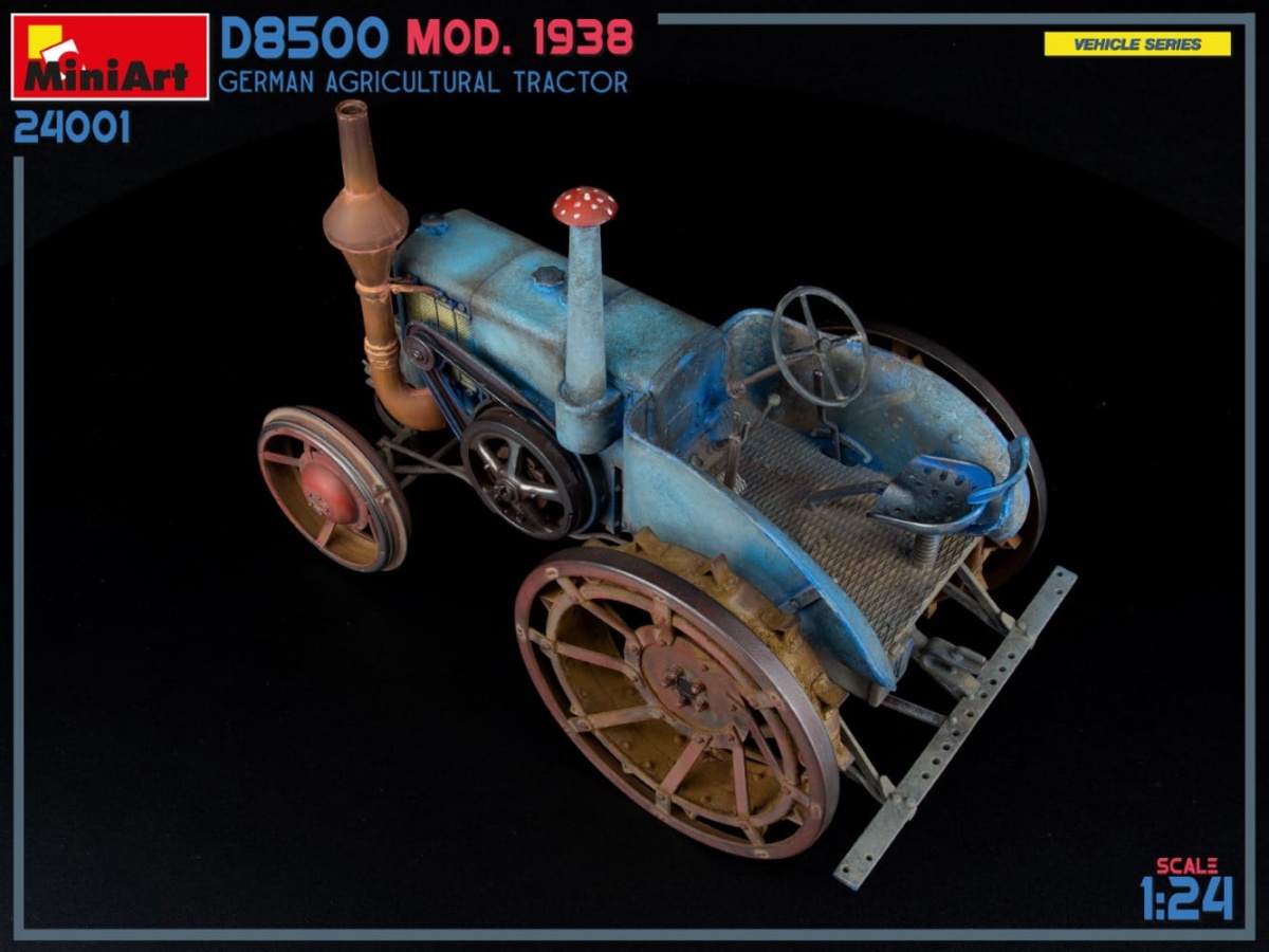 Zdjęcie dodatkowe produktu German Agricultural Tractor D8500 Mod. 1938 1:24 MiniArt 24001