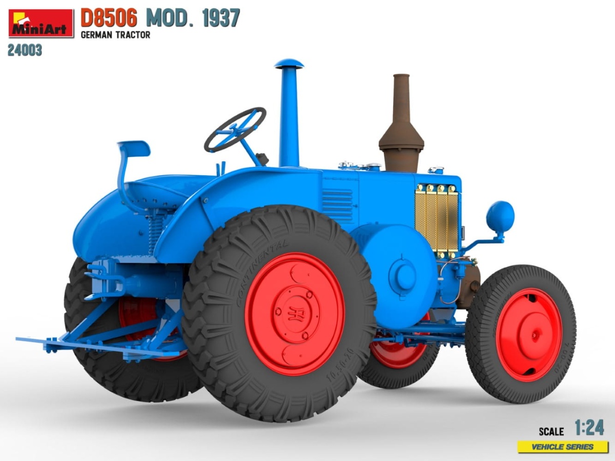 Zdjęcie dodatkowe produktu German Tractor D8506 Mod. 1937 1:24 MiniArt 24003
