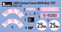 Zdjęcie dodatkowe produktu German Tractor D8506 Mod. 1937 1:24 MiniArt 24003