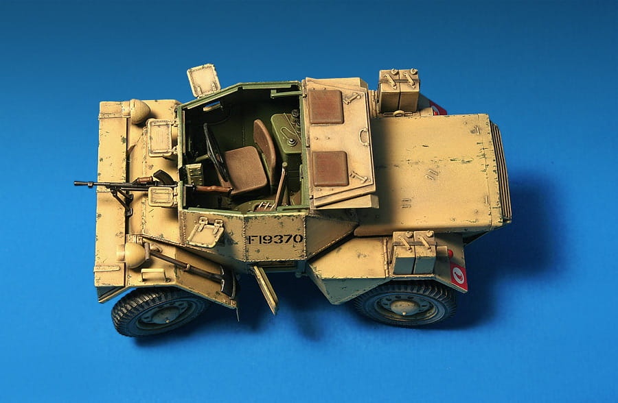 Zdjęcie dodatkowe produktu Dingo Mk.1b British Scout Car W/crew 1:35 MiniArt 35067