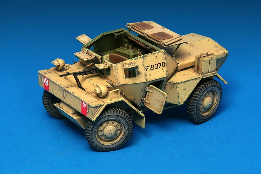 Zdjęcie dodatkowe produktu Dingo Mk.1b British Scout Car W/crew 1:35 MiniArt 35067