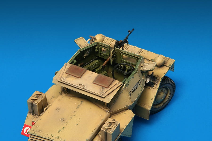 Zdjęcie dodatkowe produktu Dingo Mk.1b British Scout Car W/crew 1:35 MiniArt 35067