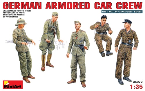 German Armored Car Crew 1:35 MiniArt 35072