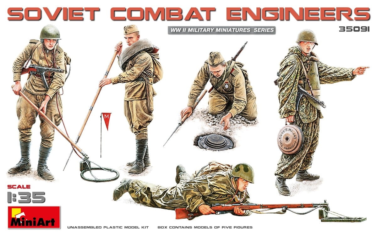 Zdjęcie główne produktu Soviet Combat Engineers 1:35 MiniArt 35091