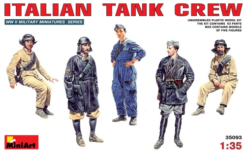 Italian Tank Crew 1:35 MiniArt 35093