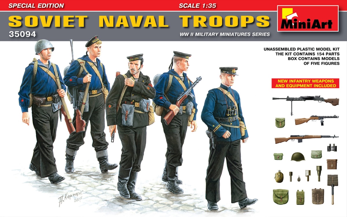 Zdjęcie główne produktu Soviet Naval Troops Special Edition 1:35 MiniArt 35094