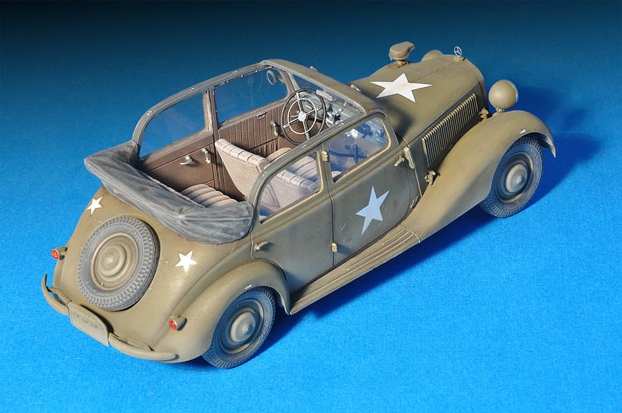 Zdjęcie dodatkowe produktu MB Type 170v Cabrio Saloon 1:35 MiniArt 35103