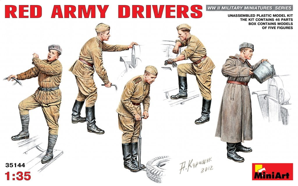 Zdjęcie główne produktu Red Army Drivers 1:35 MiniArt 35144