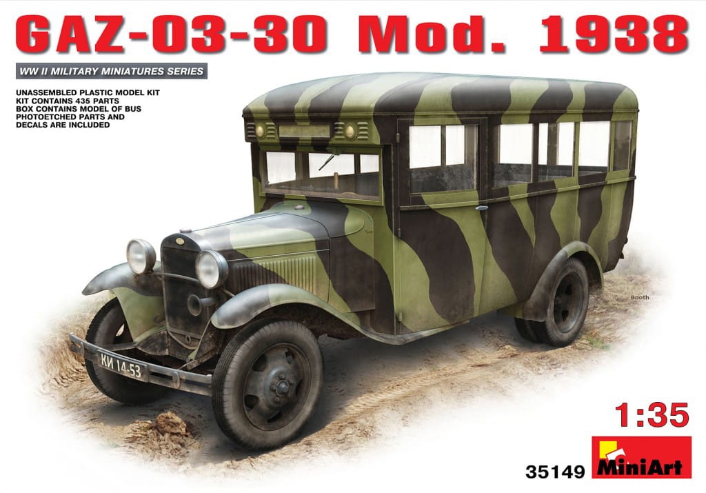 Zdjęcie główne produktu Gaz-03-30 Mod. 1938 1:35 MiniArt 35149