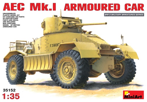 Aec Mk.i Armoured Car 1:35 MiniArt 35152
