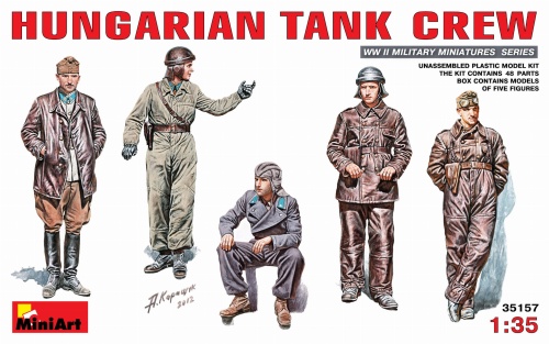 Hungarian Tank Crew 1:35 MiniArt 35157