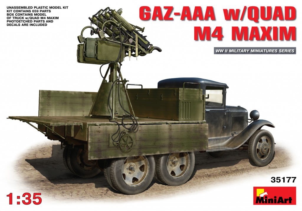 Zdjęcie główne produktu Gaz-aaa W/quad M4 Maxim 1:35 MiniArt 35177