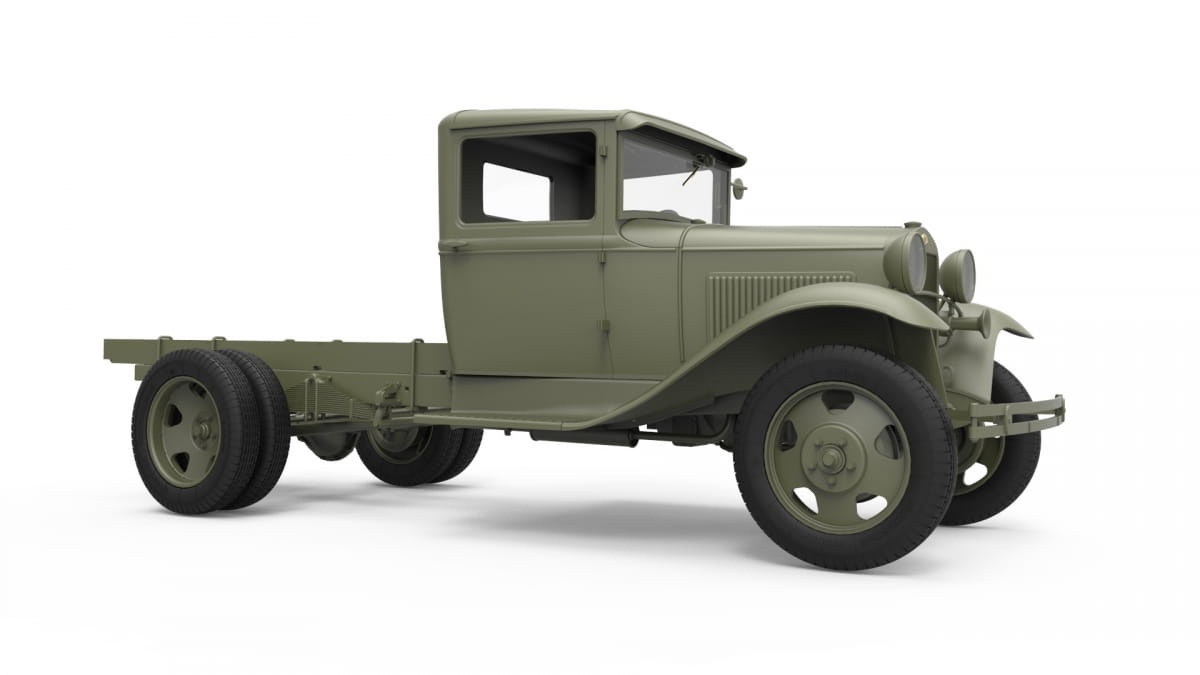 Zdjęcie dodatkowe produktu Soviet 1,5 T. Truck W/ M-4 Maxim Aa Machine Gun 1:35 MiniArt 35186