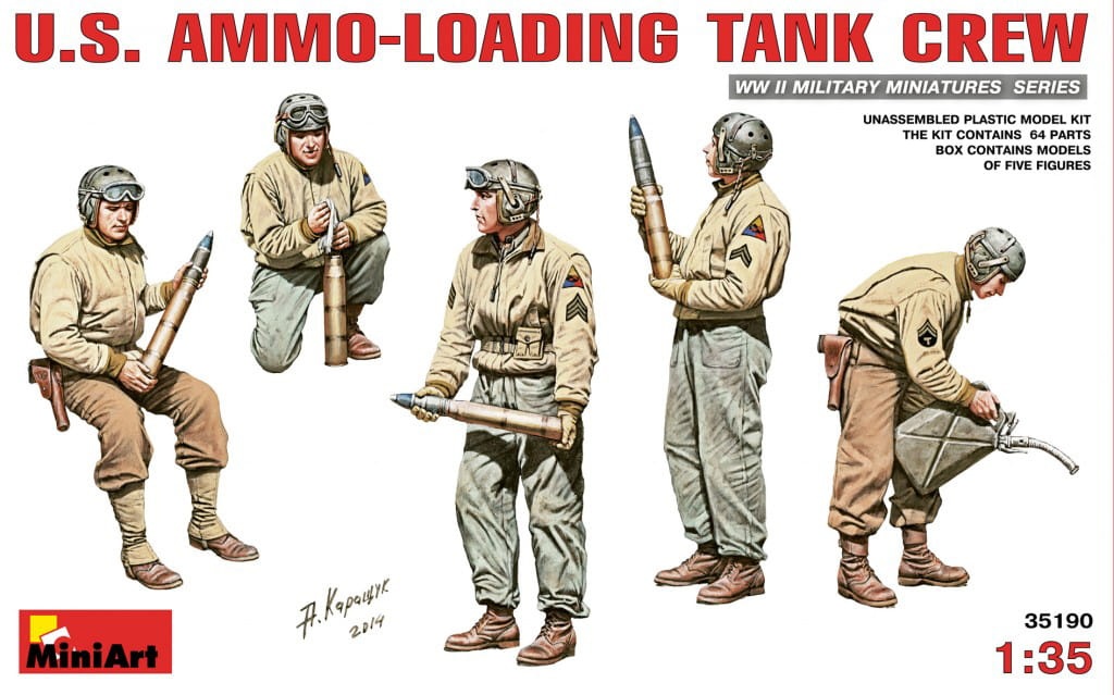 Zdjęcie główne produktu U.s. Ammo-loading Tank Crew 1:35 MiniArt 35190