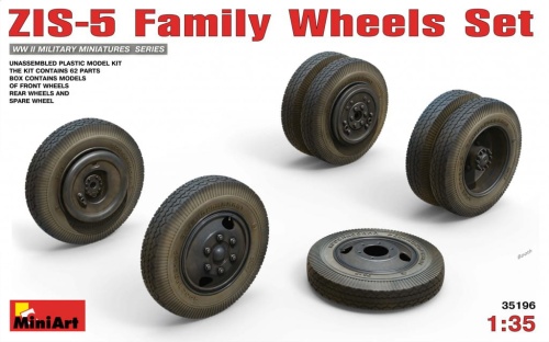 Zis-5 Family Wheels Set 1:35 MiniArt 35196
