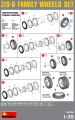 Zdjęcie dodatkowe produktu Zis-5 Family Wheels Set 1:35 MiniArt 35196