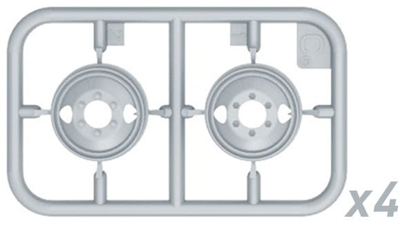 Zdjęcie dodatkowe produktu Zis-6 Family Wheels Set 1:35 MiniArt 35201