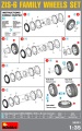 Zdjęcie dodatkowe produktu Zis-6 Family Wheels Set 1:35 MiniArt 35201