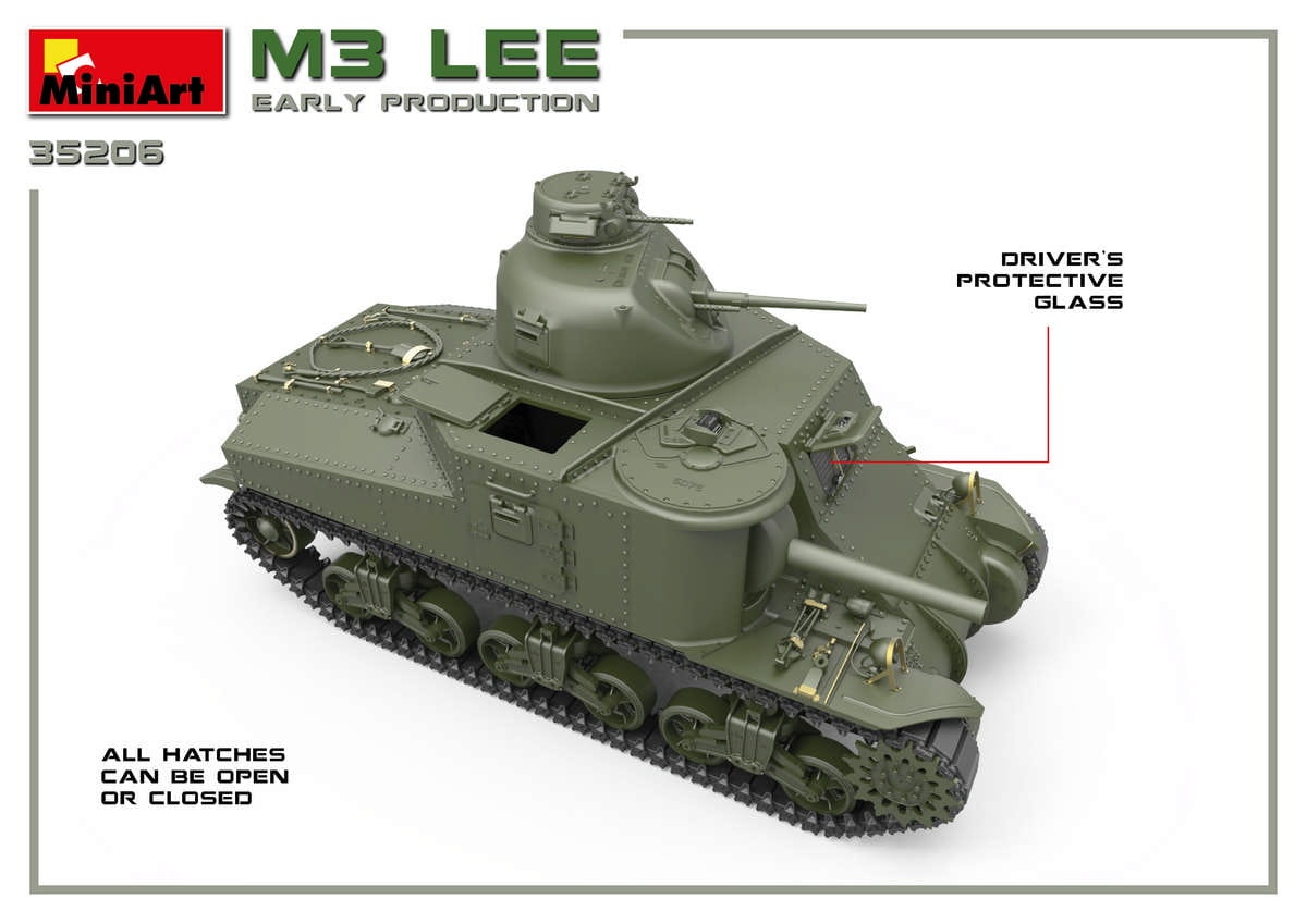Zdjęcie dodatkowe produktu M3 Lee Early Production. Interior Kit 1:35 MiniArt 35206