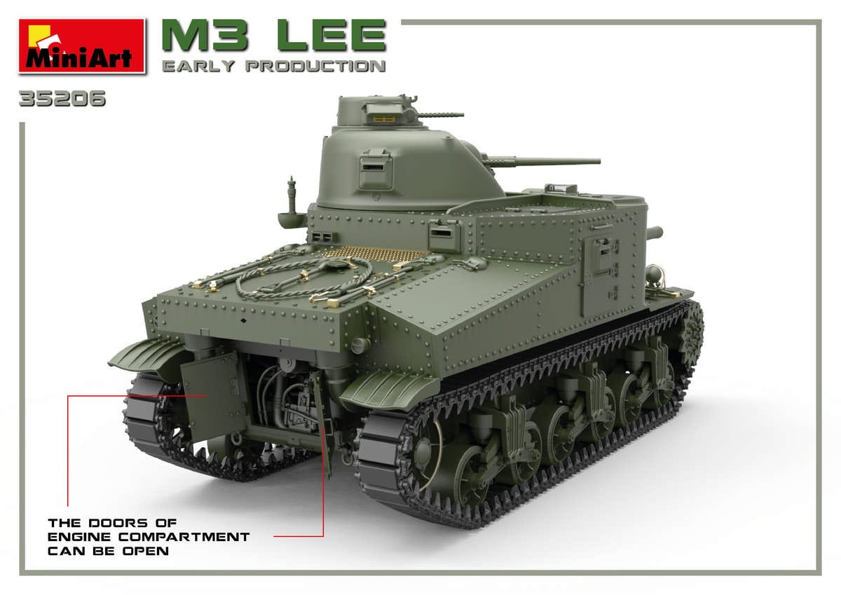 Zdjęcie dodatkowe produktu M3 Lee Early Production. Interior Kit 1:35 MiniArt 35206