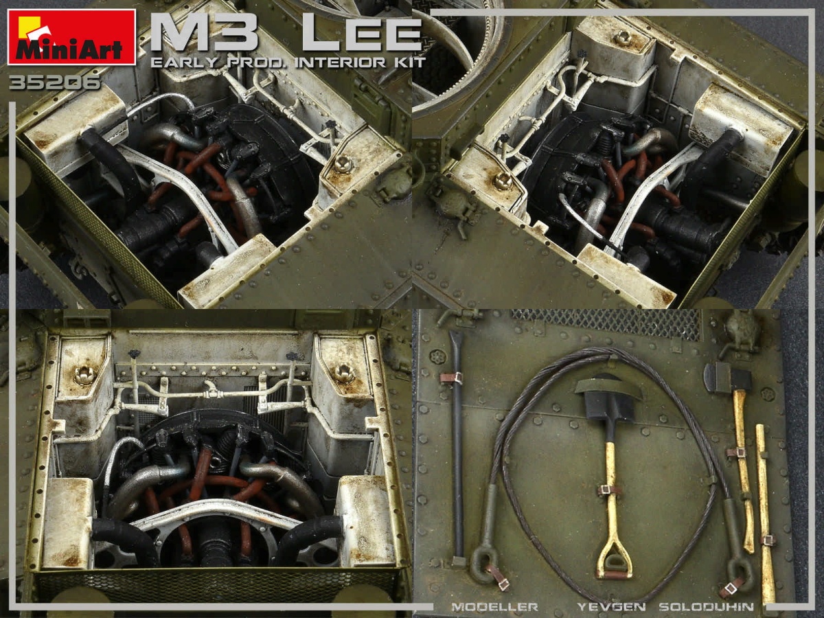 Zdjęcie dodatkowe produktu M3 Lee Early Production. Interior Kit 1:35 MiniArt 35206