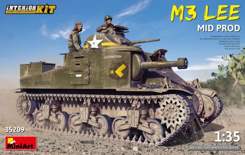 M3 Lee Mid Prod. Interior Kit 1:35 MiniArt 35209